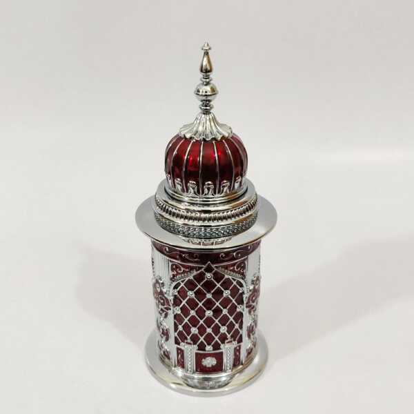 Arabian Style Minar Design Metal Body Mina Work Silver Color Toothpick ...