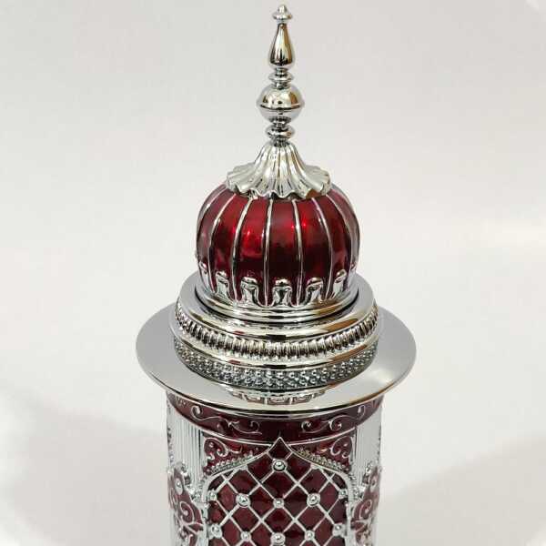 Arabian Style Minar Design Metal Body Mina Work Silver Color Toothpick ...