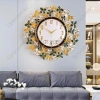 WC87-2-1-Full-Metal-Body-Butterfly-Design-Enamel-Color-Very-High-Quality-Wall-Clock