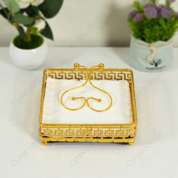 Fully Metal Made Tissue Box Holder