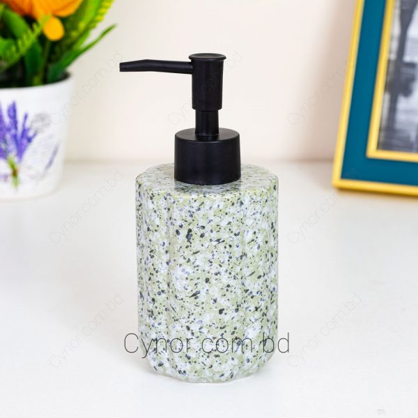 Ceramic Made Body Plastic Cap Soap Shampoo Shower Gel Dispenser