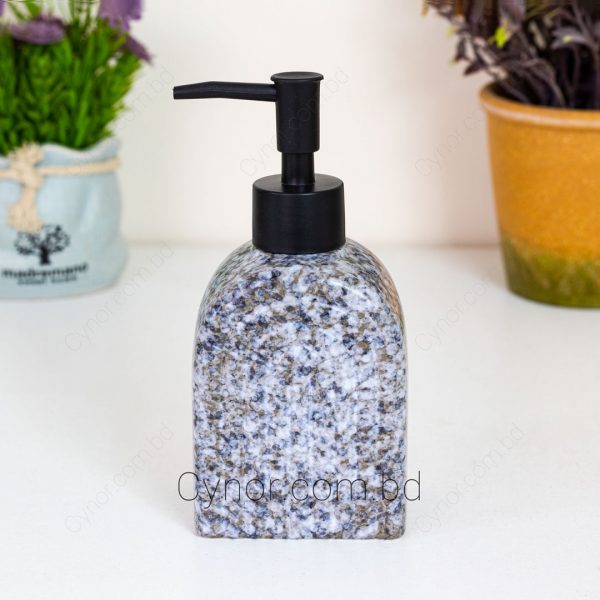 Ceramic Body Plastic Cap Soap Shampoo Shower Gel Dispenser