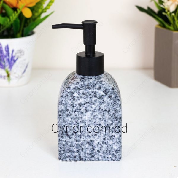 Ceramic Body Plastic Cap Soap Shampoo Shower Gel Dispenser