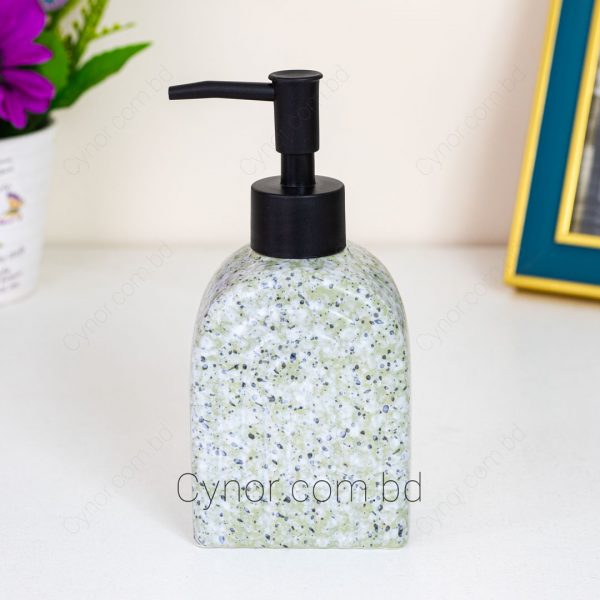 Ceramic Body Plastic Cap Soap Shampoo Shower Gel Dispenser