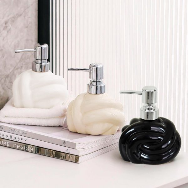 Ceramic Body Soap Shampoo Shower Gel Dispenser