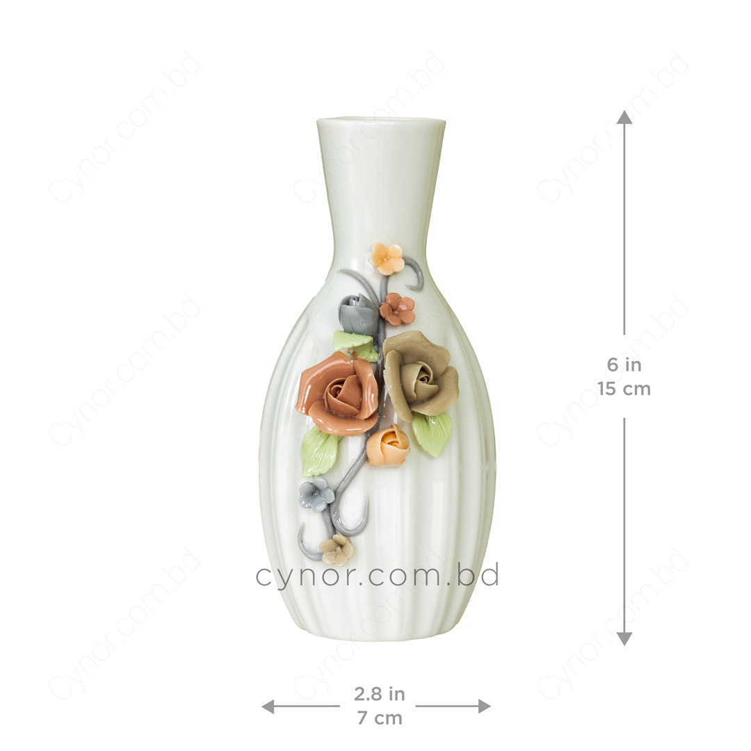 HD242-1-Porcelain Ceramic Vase with Floral Design (3)