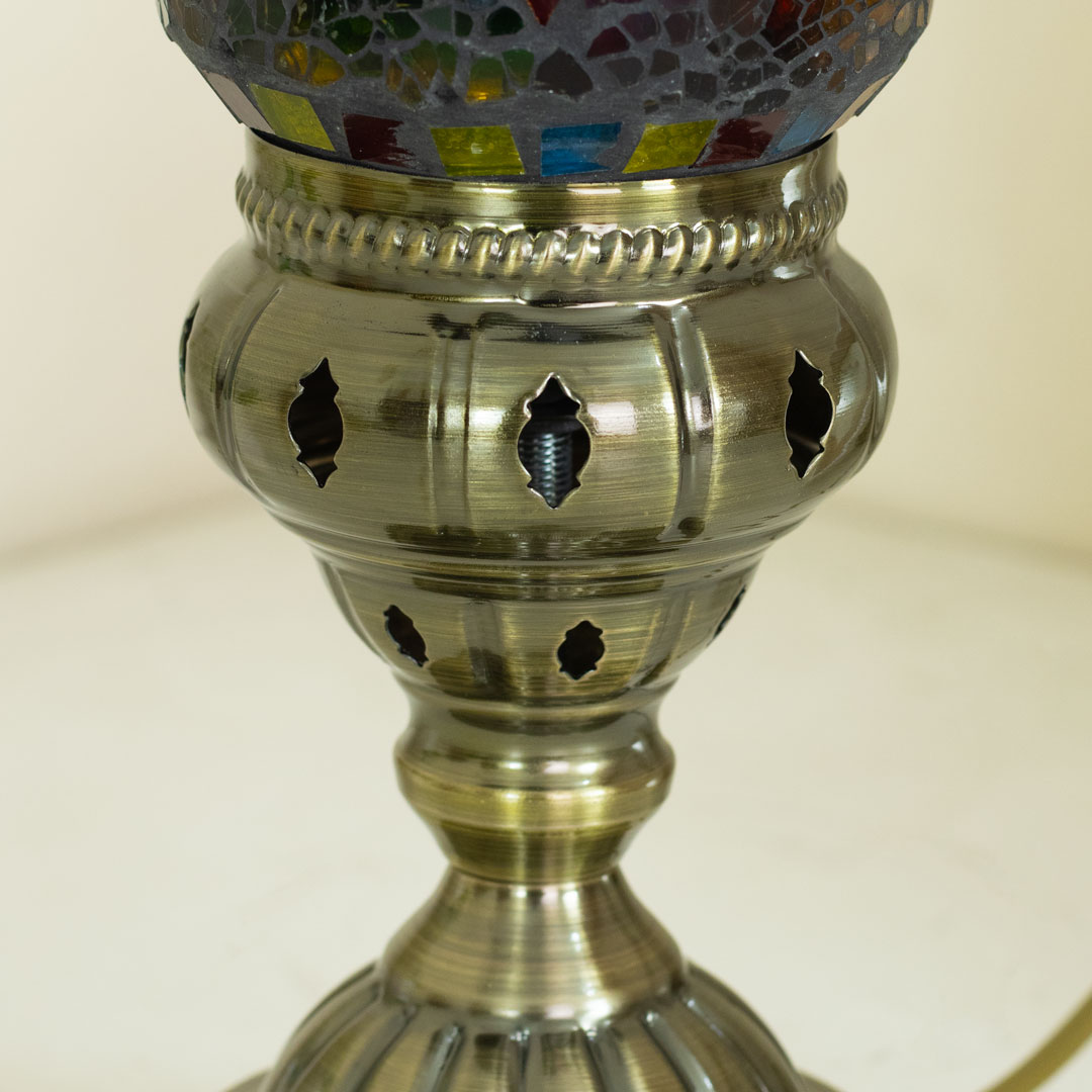TL353-4-Multicolor Turkish Mosaic Table Lamp with Metal Body and Glass Stones (6)