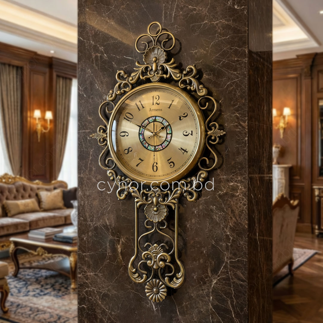 WC681-Golden-Dial-Premium-Antique-Golden-Finish-Wall-Clock-with-Metal-Body-and-Glass-Dial-(11)