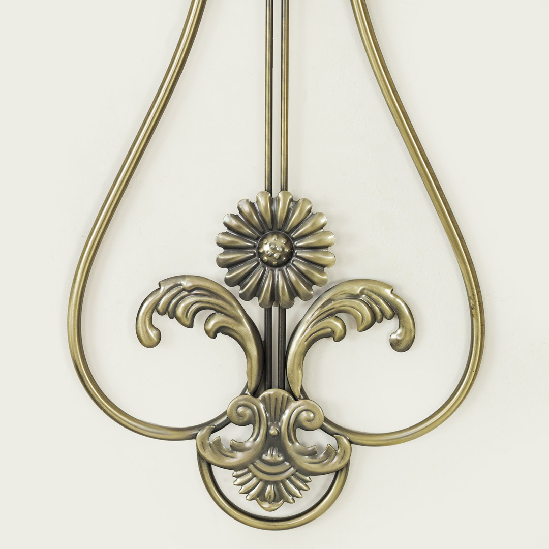WC682-Golden-Dial-Premium Wall Clock with Antique Golden Finish Metal Body and Glass Dial (7)