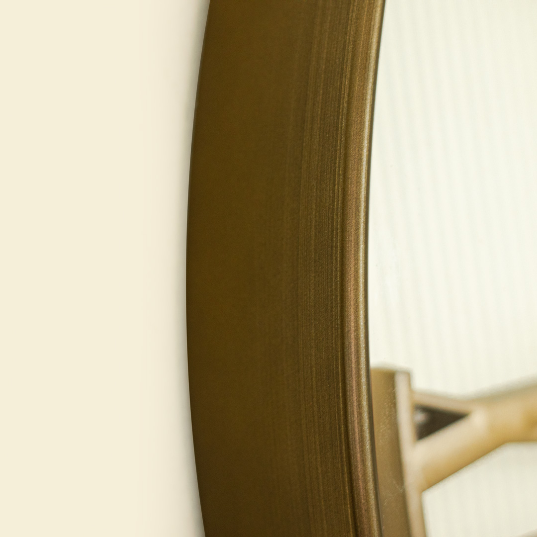 WC714-3-Antique Style Wood and Cream Color Wall Clock with Fiber Body Glass Dial Texture Design (9)