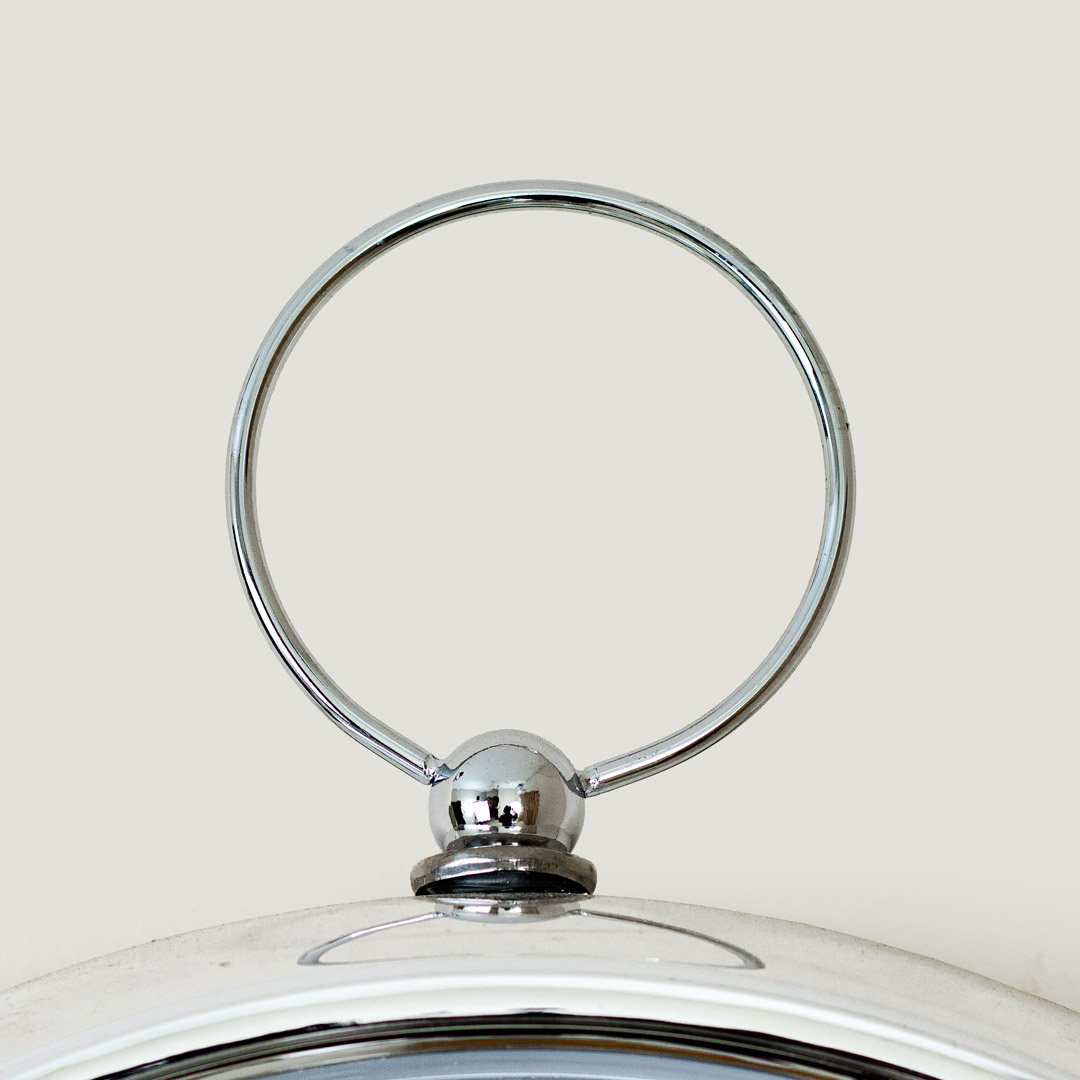 WC725-Silver-2-Moving Mechanical Gear Quartz Wall Clock Silver Color Fiber and Glass Made (8)