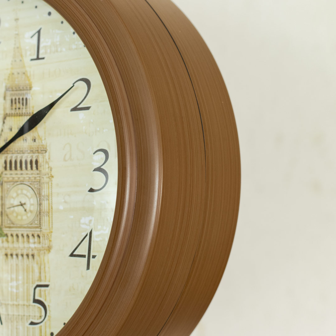 WC733-2-Vintage Style Double Sided Station Wall Clock Fiber Body Glass Dial (5)