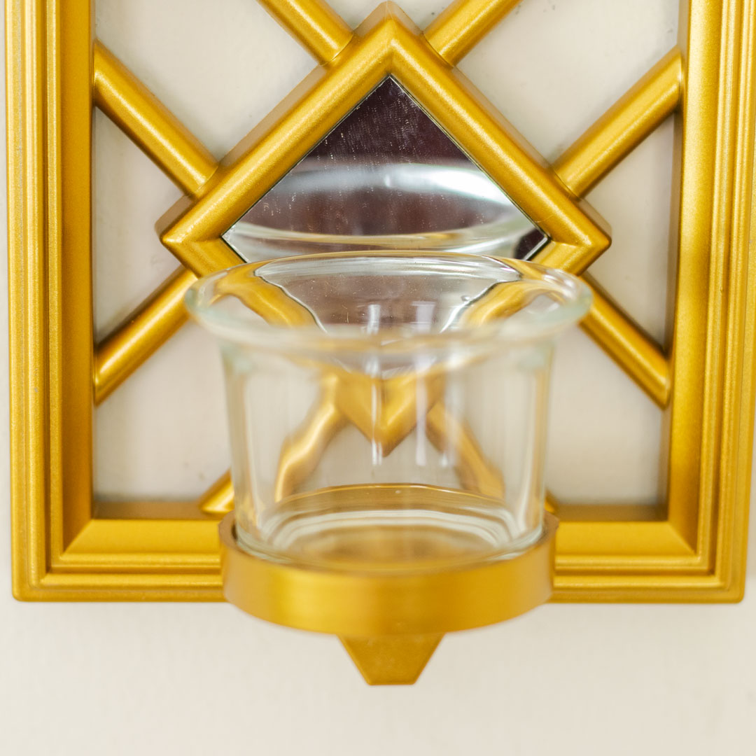 CH132-1-Decorative Golden Wall Hanging Candle Holders Set with Glass Cups (7)