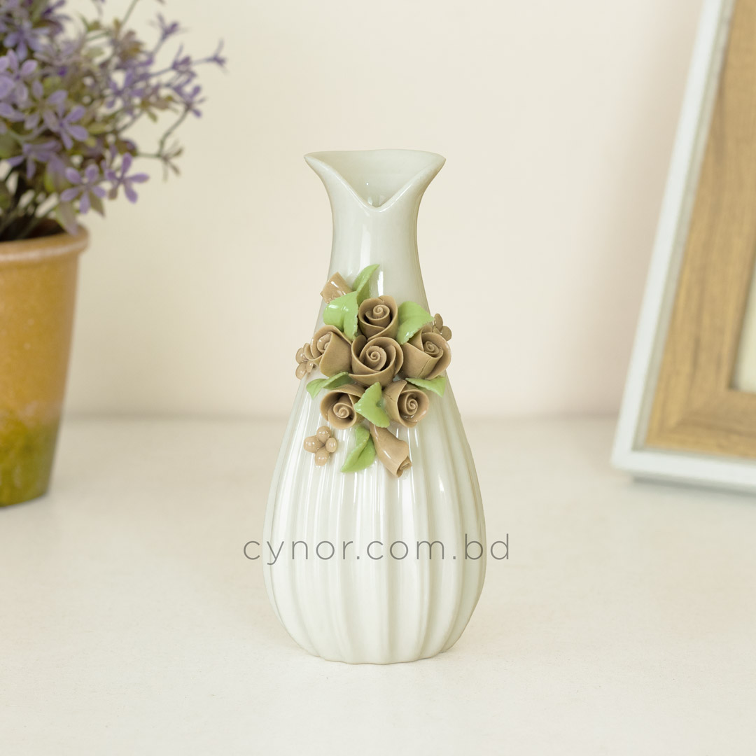 HD242-7-Porcelain Vase with Floral Ceramic Design (2)