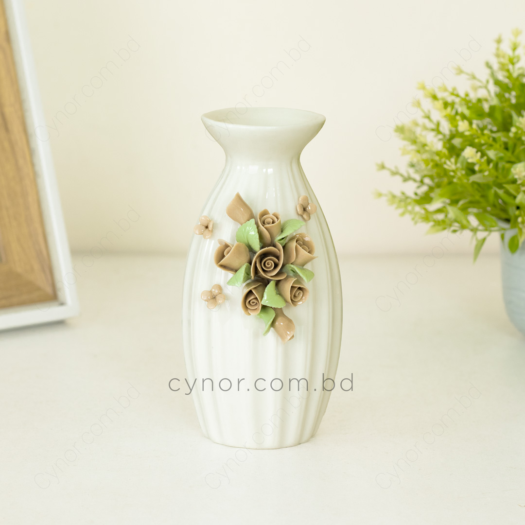 HD243-4-Floral Design Ceramic Porcelain Vase (2)