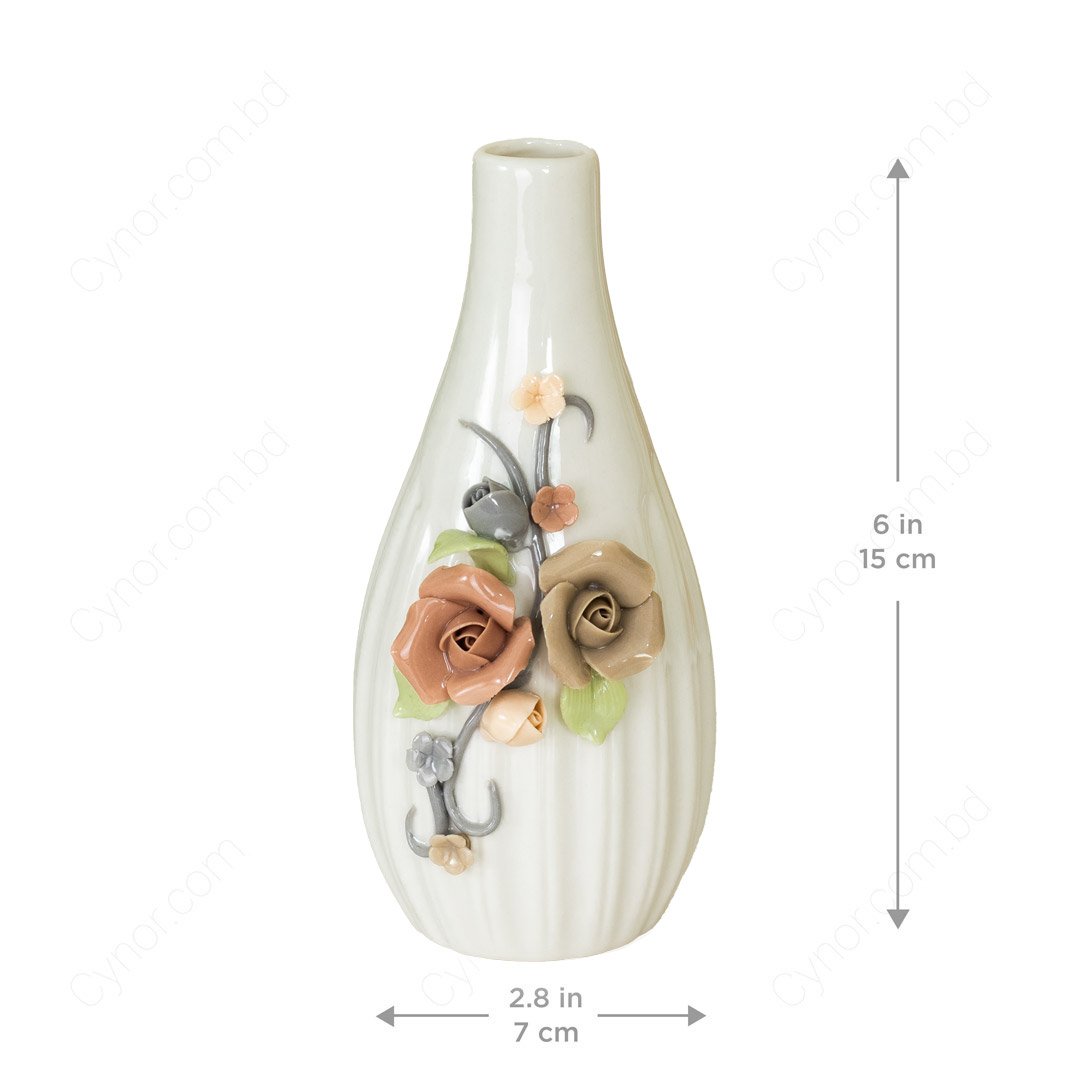 HD244-4-Ceramic Porcelain Vase with Floral Design (3)