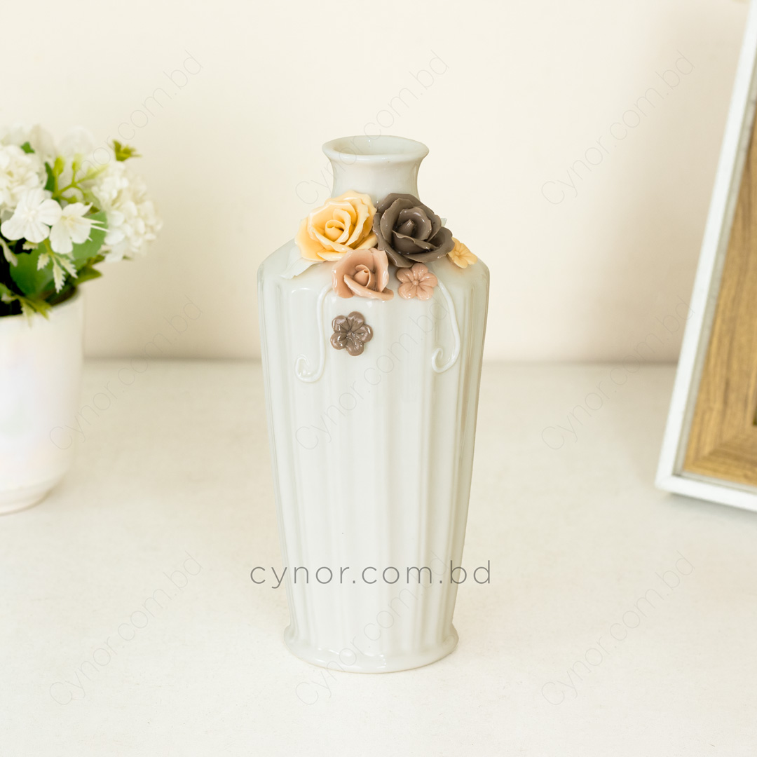HD247-1-Ceramic Porcelain Vase with Floral Design (2)
