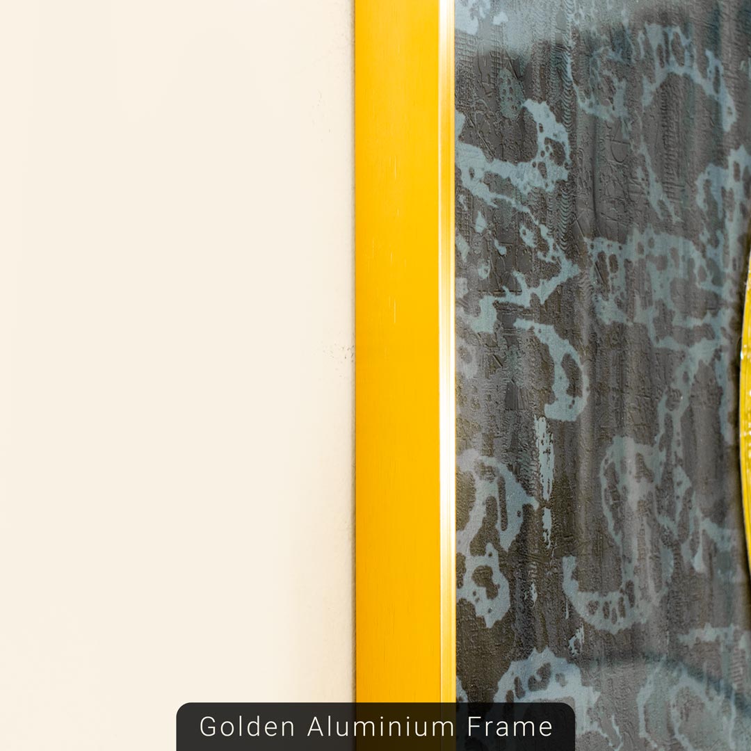WR699-Large-99 Names of Allah Islamic Wall Frame with Golden Aluminum Frame Resin Stone Design (10)