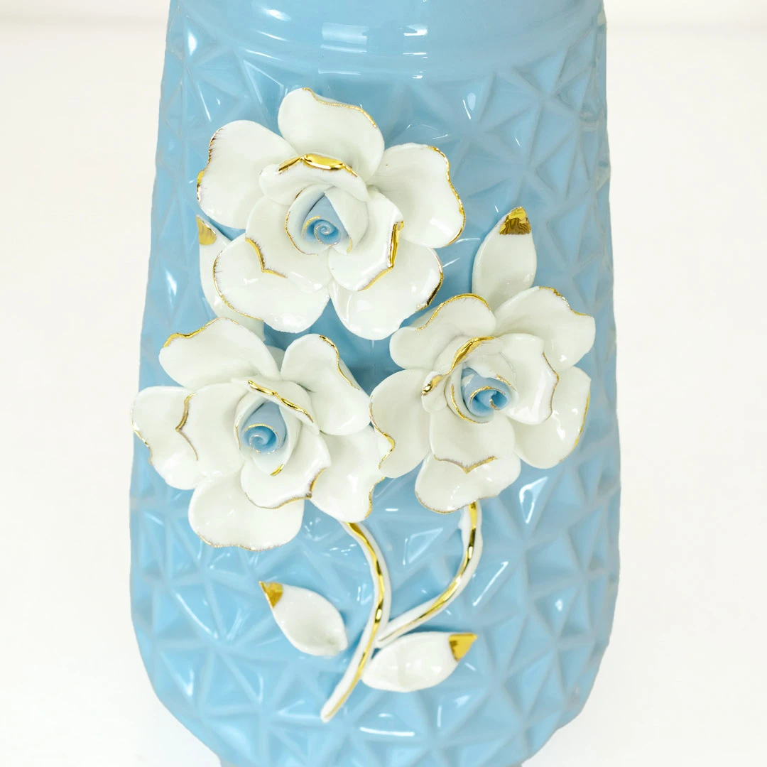 HD253-Blue-Blue Porcelain Ceramic Flower Vase Decorative Floral Design-01 (4) HD253-Blue-Blue Porcelain Ceramic Flower Vase Decorative Floral Design-01 (4)