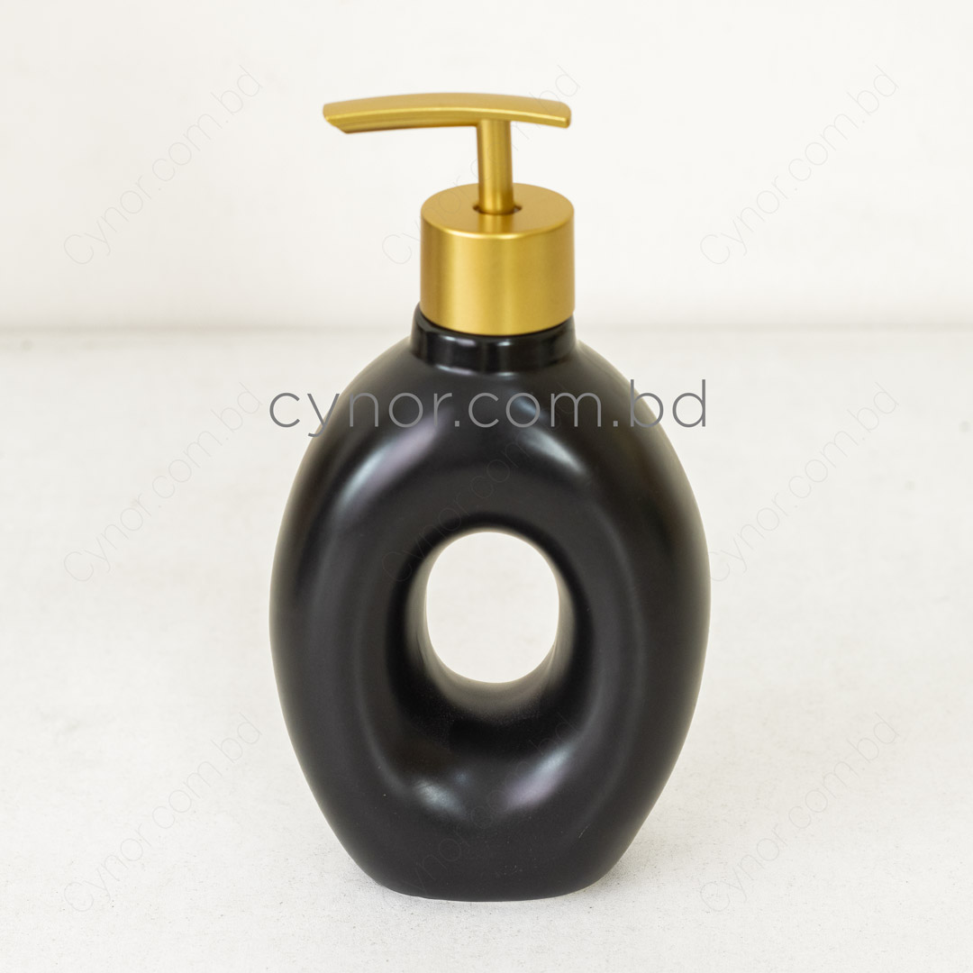 KC226-Black-Black Porcelain Ceramic Bathroom Accessory Set 4 Pieces (4)