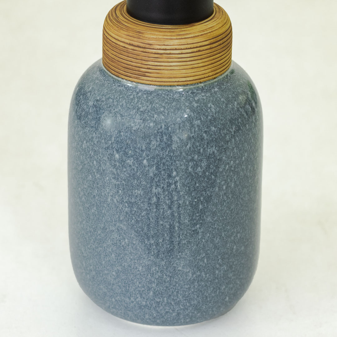 KC230-Ash-Blue-Ash Blue Porcelain Ceramic Soap Shampoo Lotion Dispenser (3)