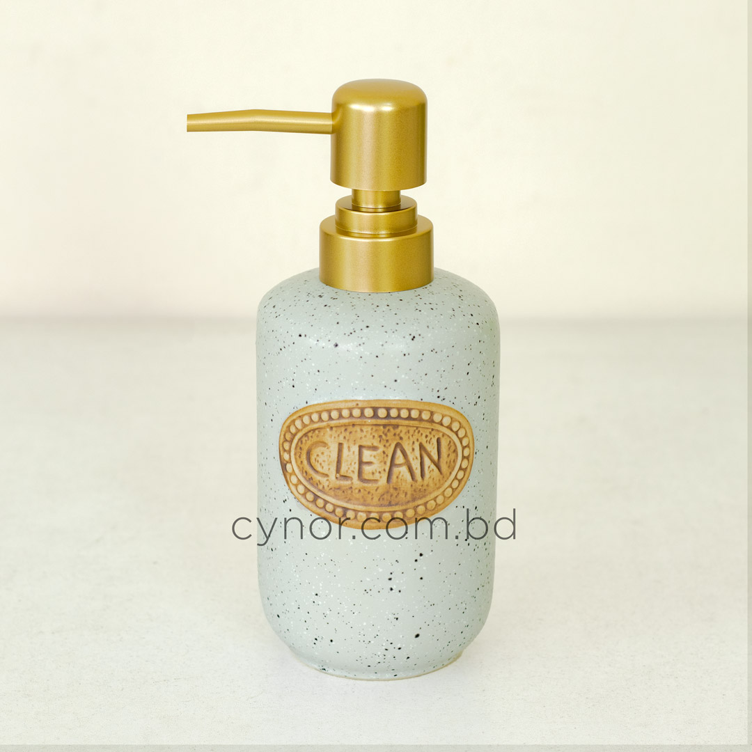KC232-Sage-Ash-Porcelain Ceramic Soap, Shampoo and Lotion Dispenser Sage Ash (2)