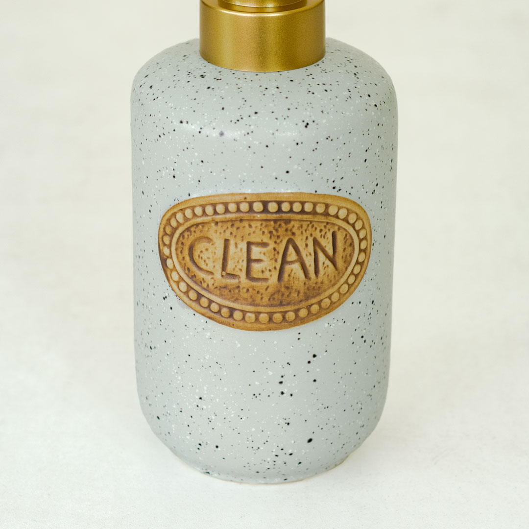 KC232-Sage-Ash-Porcelain Ceramic Soap, Shampoo and Lotion Dispenser Sage Ash (3)