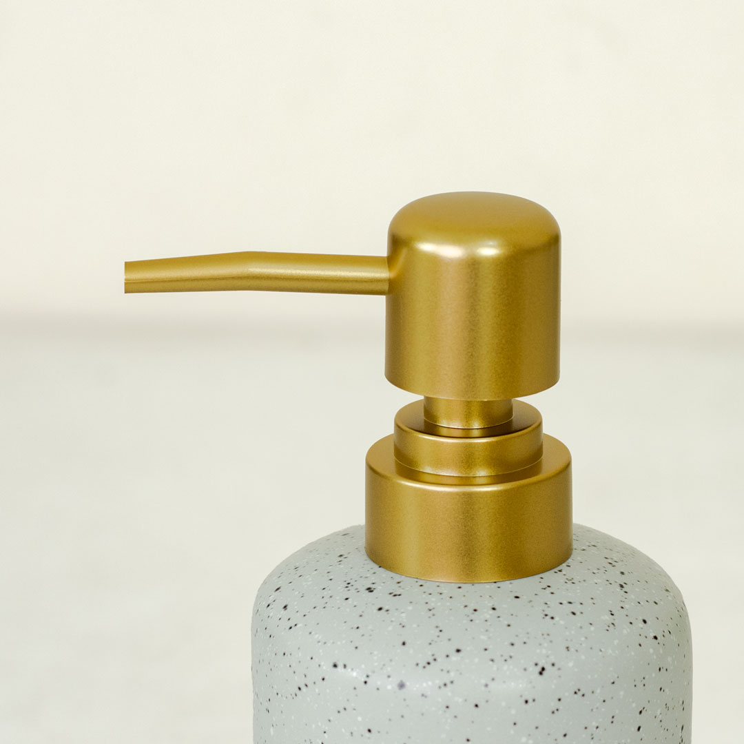 KC232-Sage-Ash-Porcelain Ceramic Soap, Shampoo and Lotion Dispenser Sage Ash (4)