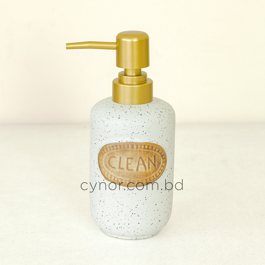 KC232-White-Porcelain Ceramic Soap, Shampoo and Lotion Dispenser White (3)