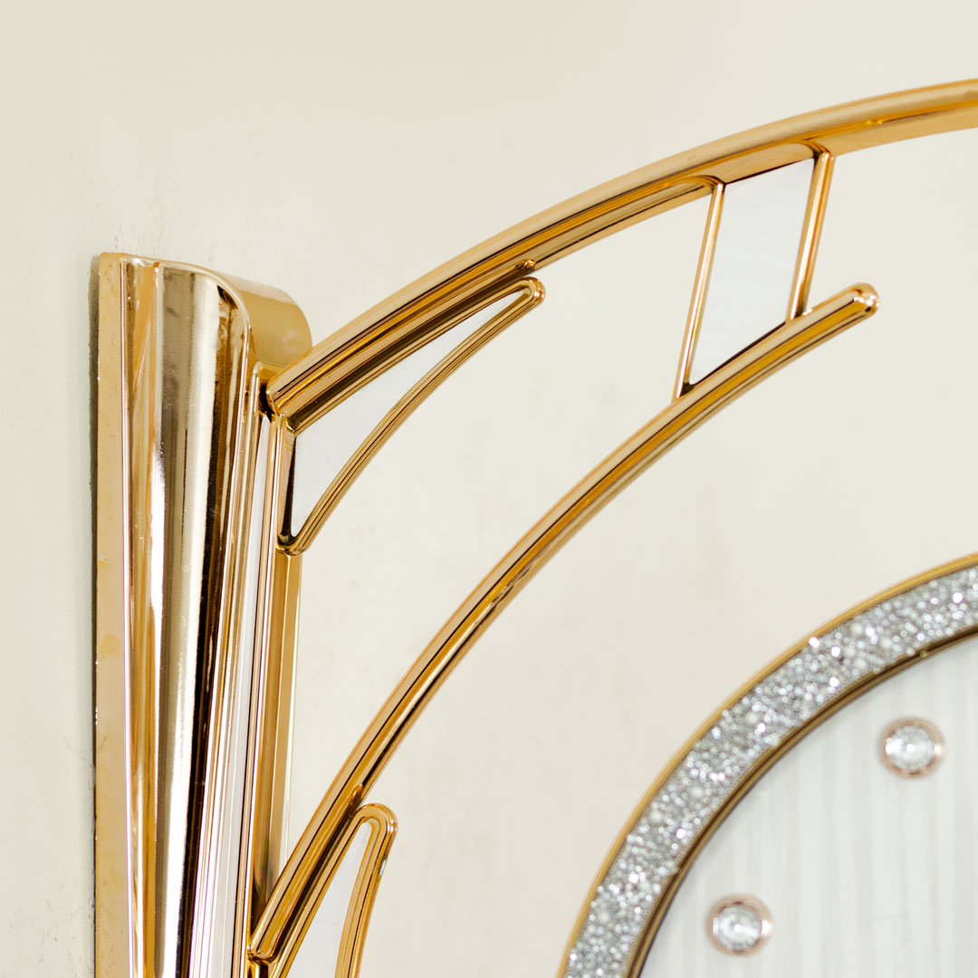 WC738-Golden-White-Double Sided Station Wall Clock Golden Body White Texture Dial (11)