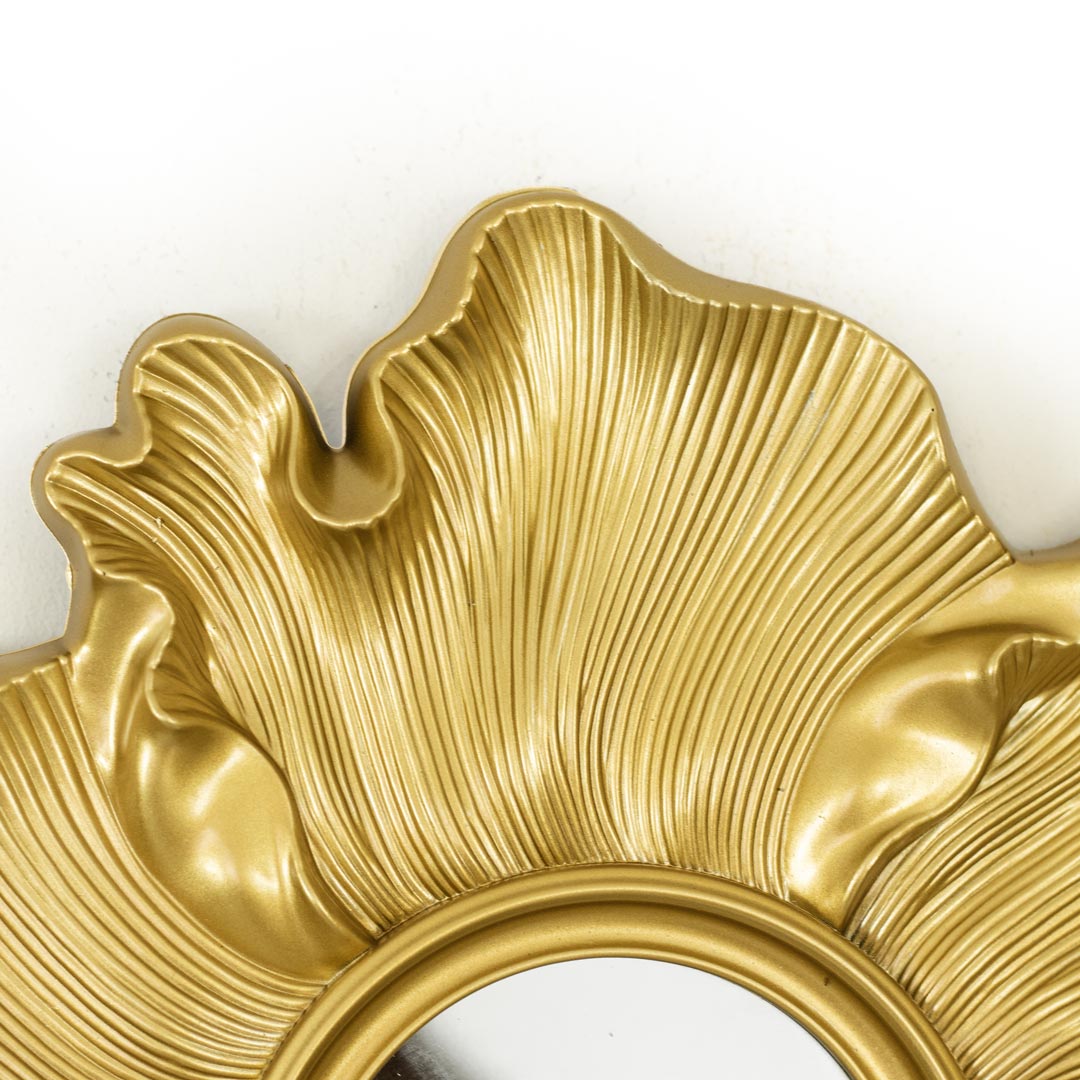 WR710-Blooming Floral 2 Piece Wall Mirror Set Golden Fiber (5)