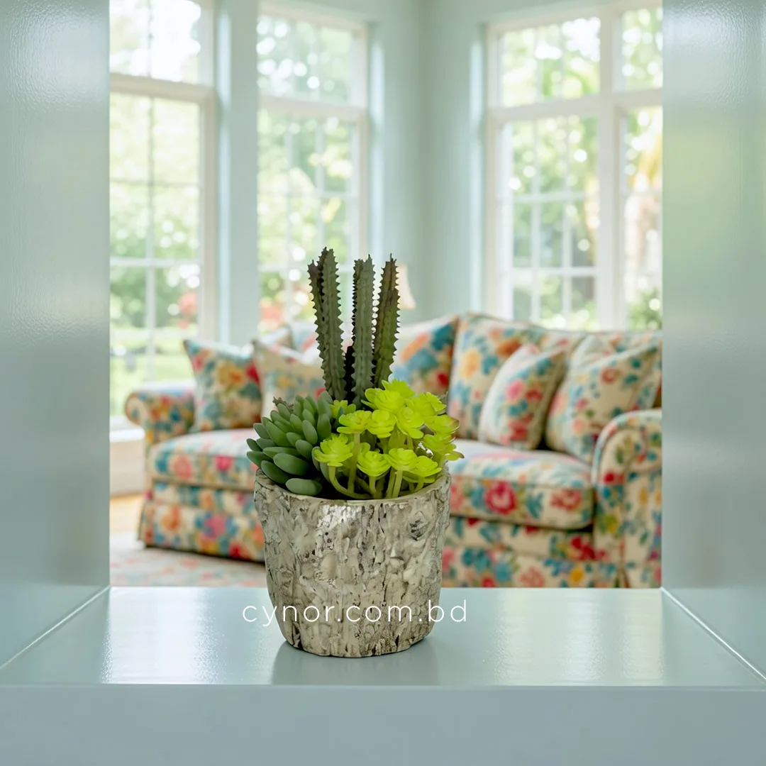 HD263-3-Realistic Artificial Succulent and Cactus in Rustic Ceramic Pot Mini Tabletop Decor (2) HD263-3-Realistic Artificial Succulent and Cactus in Rustic Ceramic Pot Mini Tabletop Decor (2)