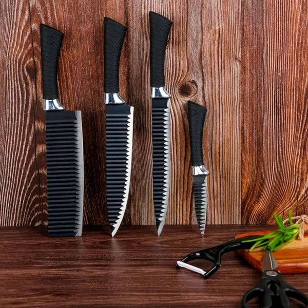 KC144-Cookstyle Stainless Steel 6pcs Knife Set (2)
