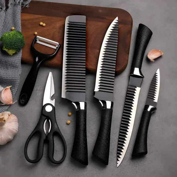 KC144-Cookstyle Stainless Steel 6pcs Knife Set (3)