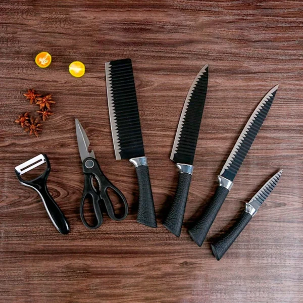 KC144-Cookstyle Stainless Steel 6pcs Knife Set (6)