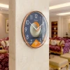 WC749-1-Modern Minimalist Geometric Wall Clock with Glass Dial and Fiber Frame (1)