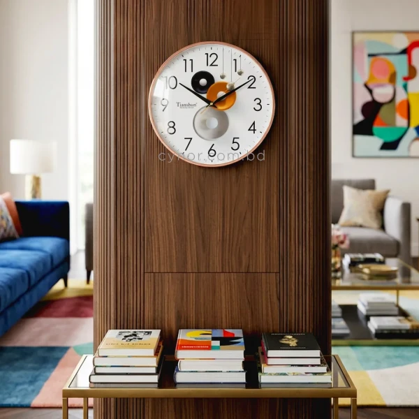 WC749-2-Modern 3D-Effect Floating Orb Wall Clock with Glass Dial and Fiber Frame (2)