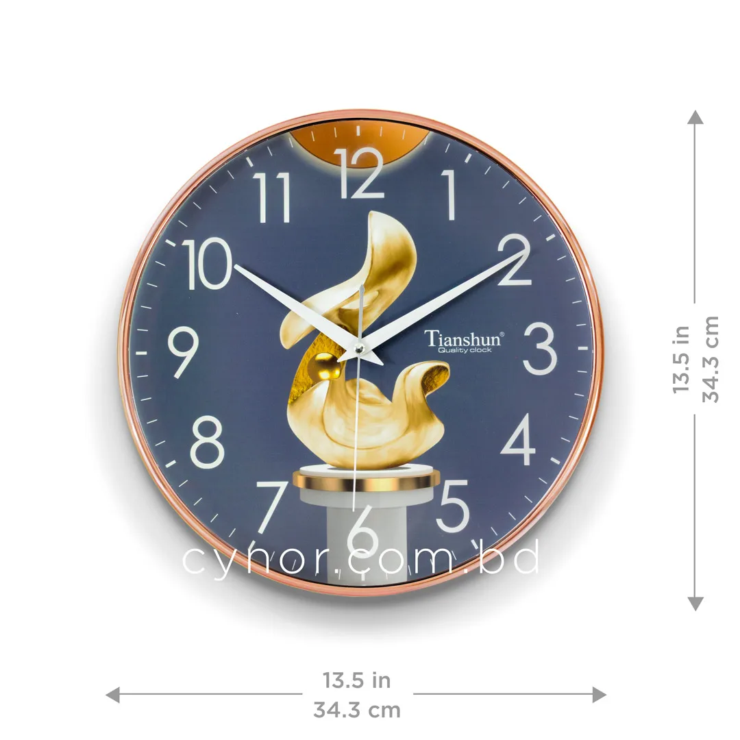 WC749-3-Modern Minimalist Geometric Wall Clock with Glass Dial Rose gold Fiber Frame (2) WC749-3-Modern Minimalist Geometric Wall Clock with Glass Dial Rose gold Fiber Frame (2)