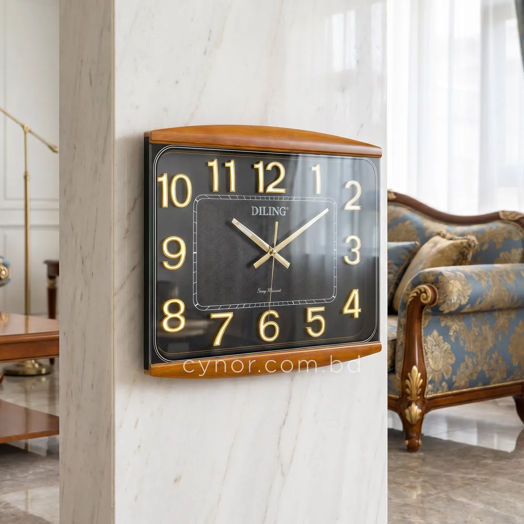 WC750-Black-Executive Rectangular Wall Clock Black Floral Dial Textured Fiber Frame (3) WC750-Black-Executive Rectangular Wall Clock Black Floral Dial Textured Fiber Frame (3)