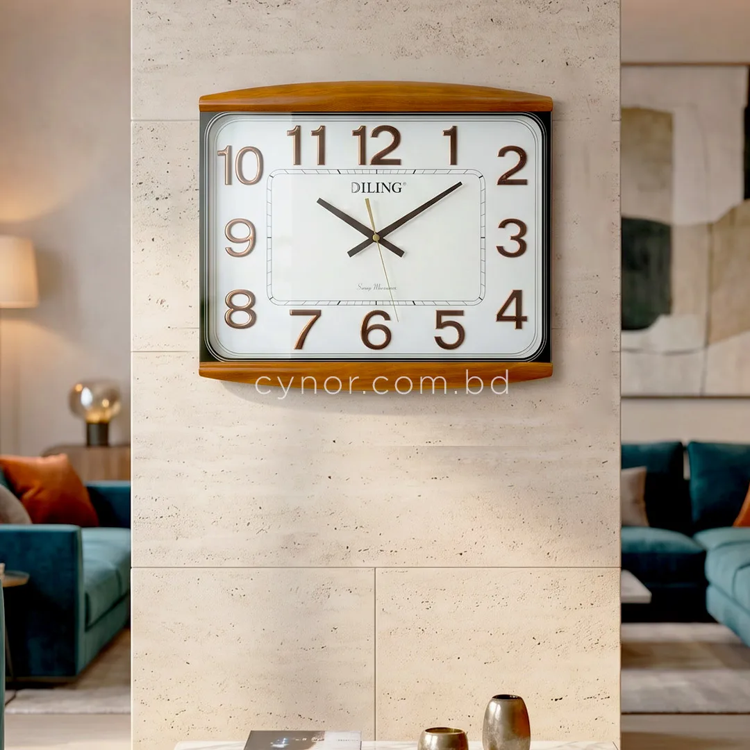 WC750-White-Executive Rectangular Wall Clock White Dial Wood Textured Fiber Frame (1) WC750-White-Executive Rectangular Wall Clock White Dial Wood Textured Fiber Frame (1)
