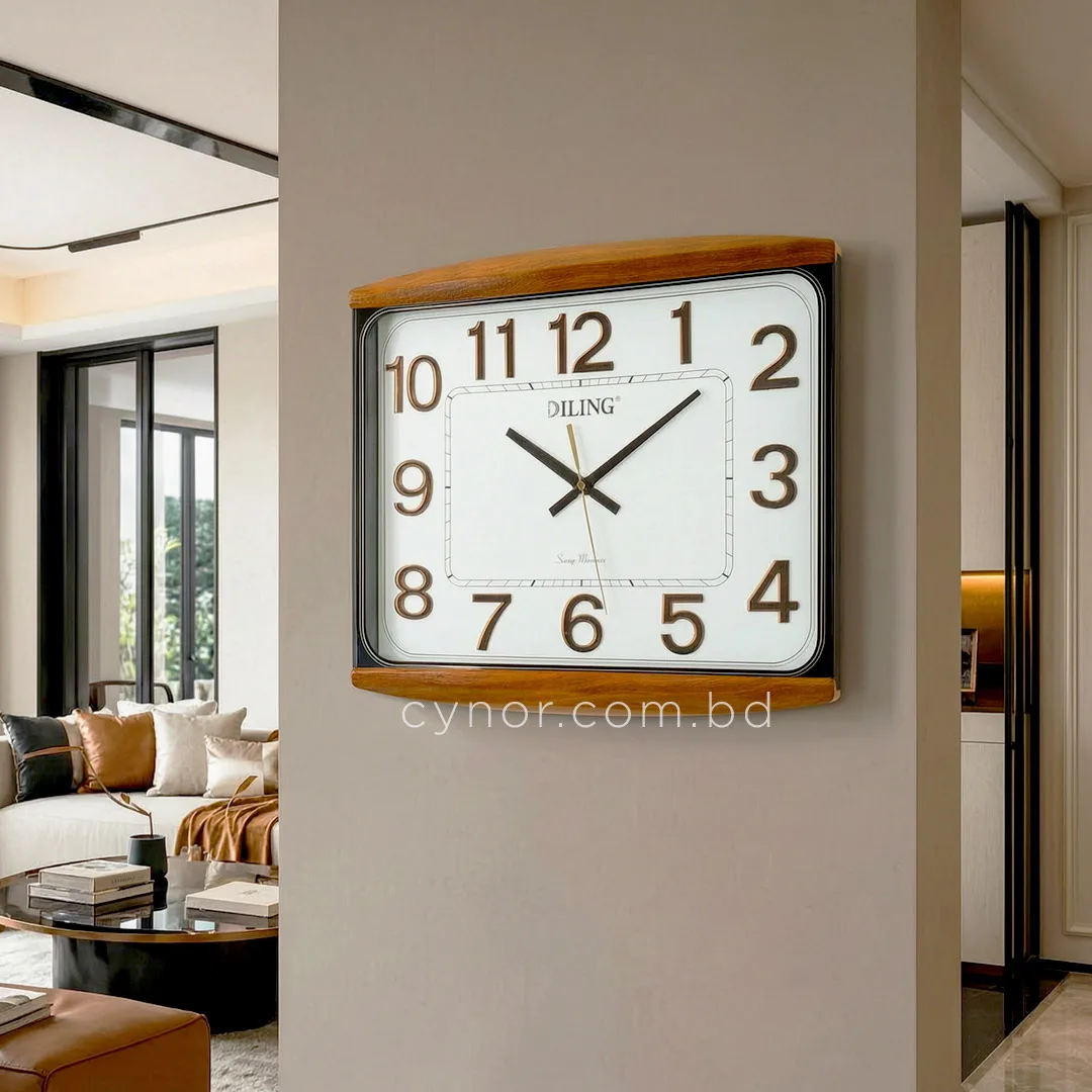 WC750-White-Executive Rectangular Wall Clock White Dial Wood Textured Fiber Frame (2) WC750-White-Executive Rectangular Wall Clock White Dial Wood Textured Fiber Frame (2)