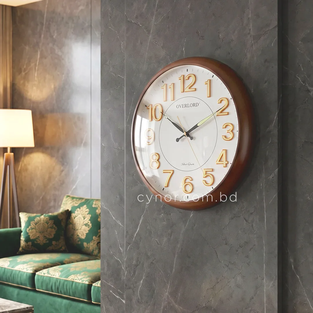 WC753-White-Executive Wall Clock Radium Numerals Fiber Frame Glass Dial (1) WC753-White-Executive Wall Clock Radium Numerals Fiber Frame Glass Dial (1)
