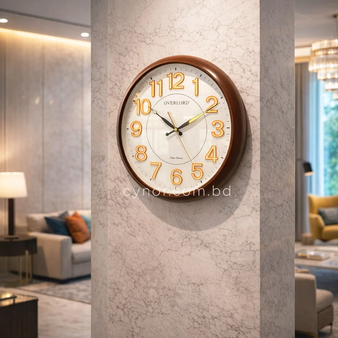WC753-White-Executive Wall Clock Radium Numerals Fiber Frame Glass Dial (2) WC753-White-Executive Wall Clock Radium Numerals Fiber Frame Glass Dial (2)