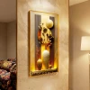 WR677-6-Flower Vase Wall Art with Resin Stone Inlay and Golden Aluminium Frame (1)