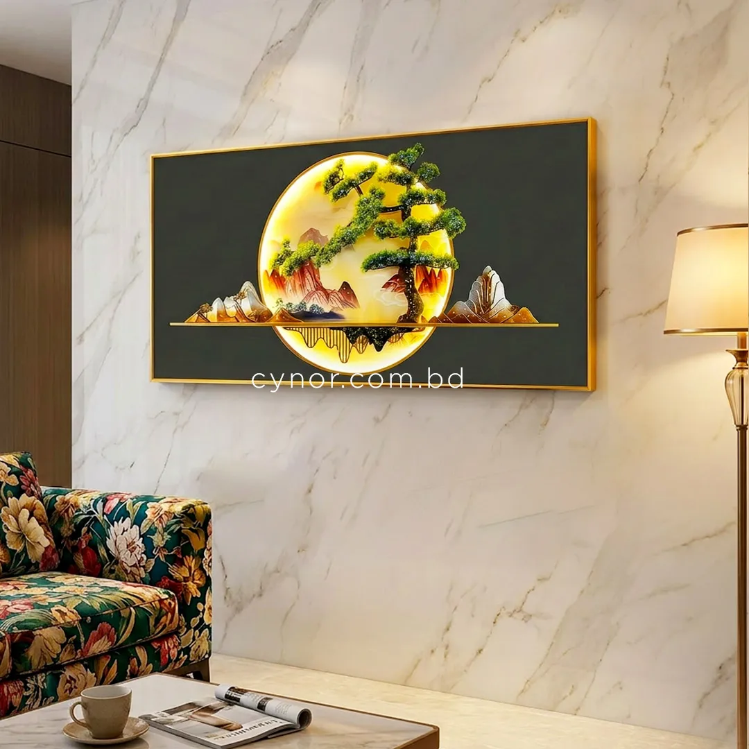 WR680-7-Bonsai Zen Abstract Wall Art with Resin Stone Design and Aluminium Frame (3) WR680-7-Bonsai Zen Abstract Wall Art with Resin Stone Design and Aluminium Frame (3)