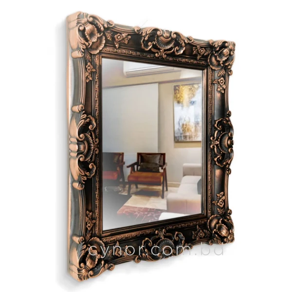 WR727-Antique Bronze Ornate Wall Mirror with Premium Fiber Frame (4)