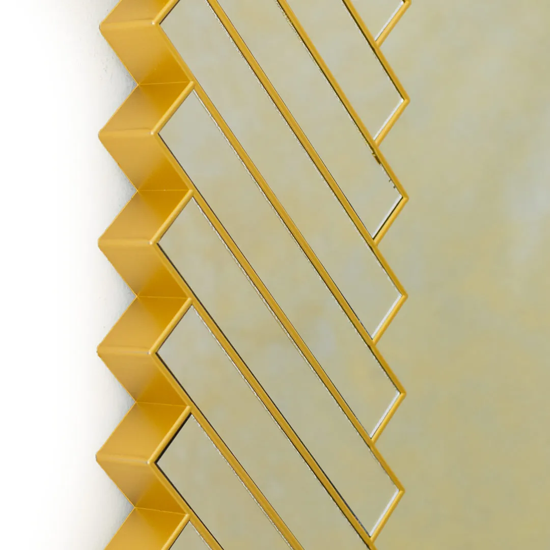 WR728-Luxury Golden Geometric Grid Decorative Wall Mirror Fiber Frame (5) WR728-Luxury Golden Geometric Grid Decorative Wall Mirror Fiber Frame (5)