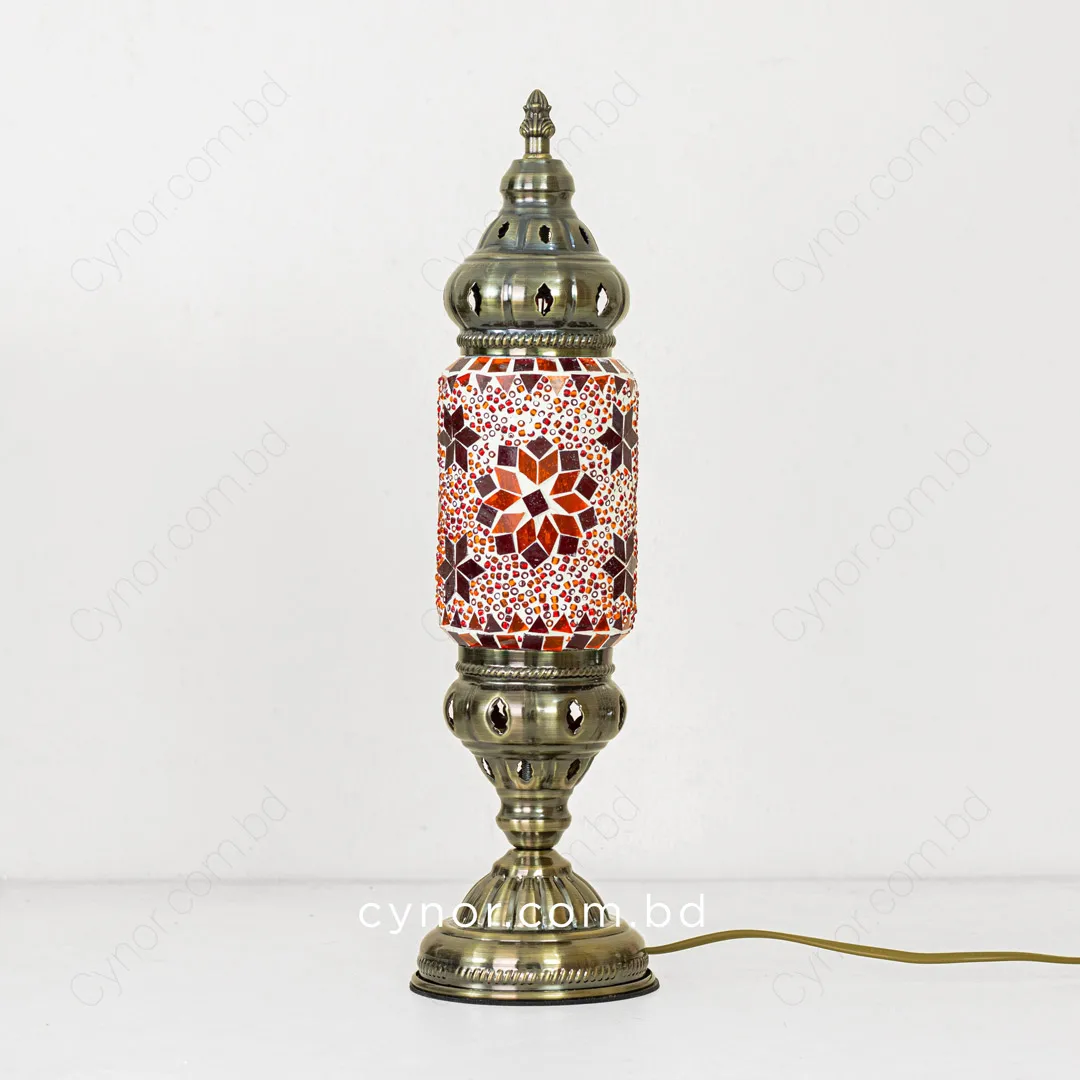 TL353-Red-Turkish Mosaic Table Lamp Cylinder Design Metal Body Red Ambient Glow (2) TL353-Red-Turkish Mosaic Table Lamp Cylinder Design Metal Body Red Ambient Glow (2)