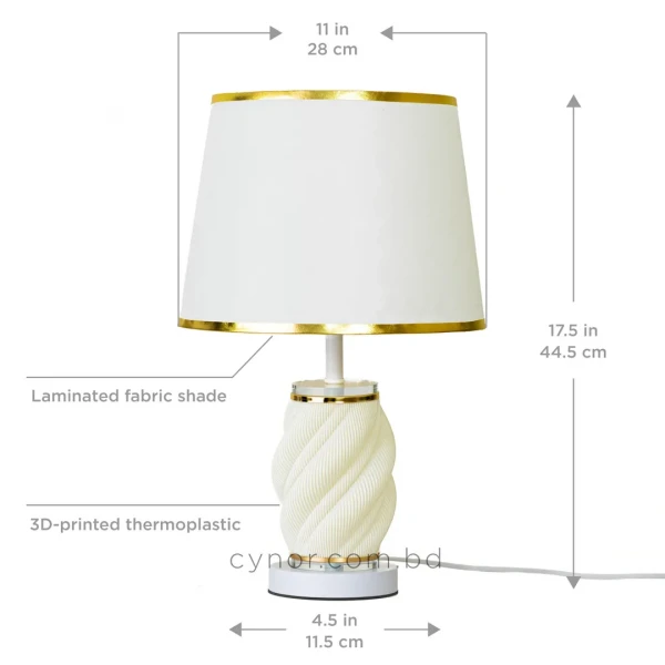 TL392-1-3D-Printed-Aurora-Spiral-Table-Lamp-with-Fabric-Shade-and-White-Metal-Base-(10)
