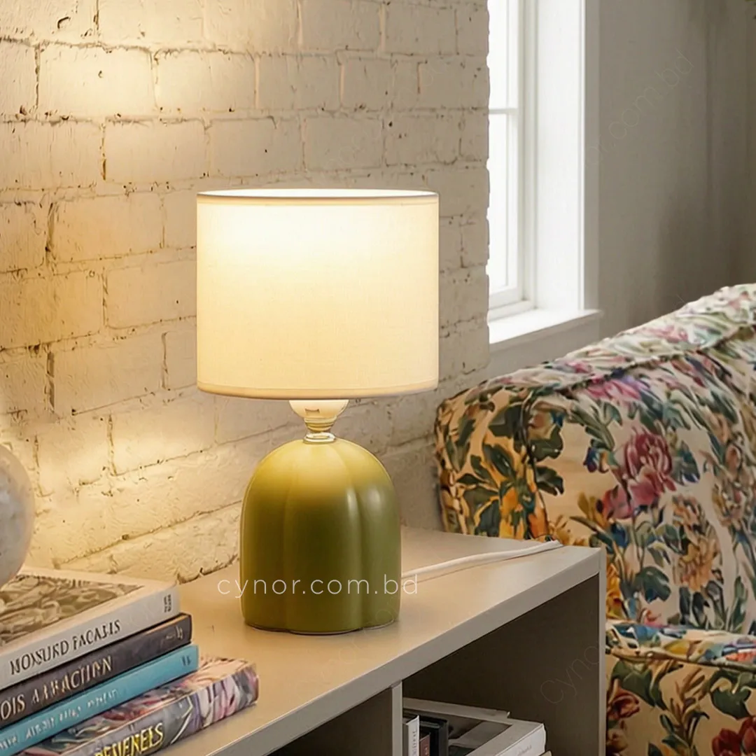 TL396-1-Compact Olive Sculptural Ceramic Table Lamp with Textured Fabric Shade (2) TL396-1-Compact Olive Sculptural Ceramic Table Lamp with Textured Fabric Shade (2)